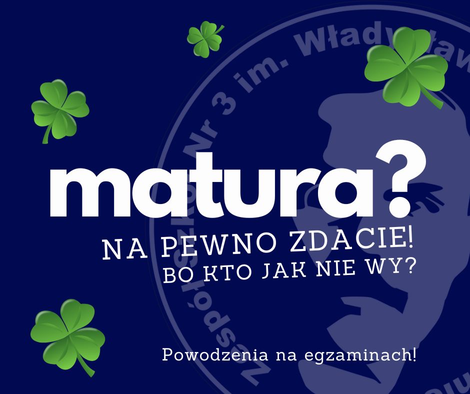 grafika - powodzenia na maturze